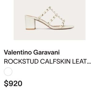 Valentino studded mule heel, great condition size 36